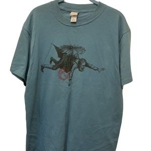 Rare Boeing Mens Blue Centennial Of Flight 2008 Graphic T Shirt SZ M